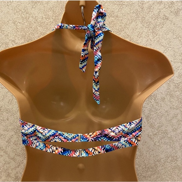 Source Unknown Multicolor Chevron Bikini Top - Picture 7 of 12